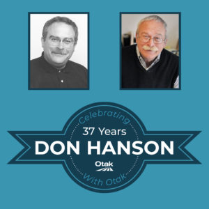 Graphic Celebrating Don Hanson's Retirement